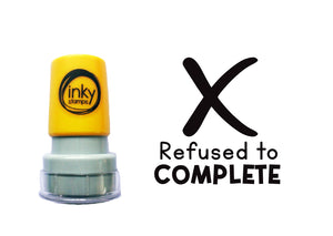 Refused to Complete Stamp - Standard