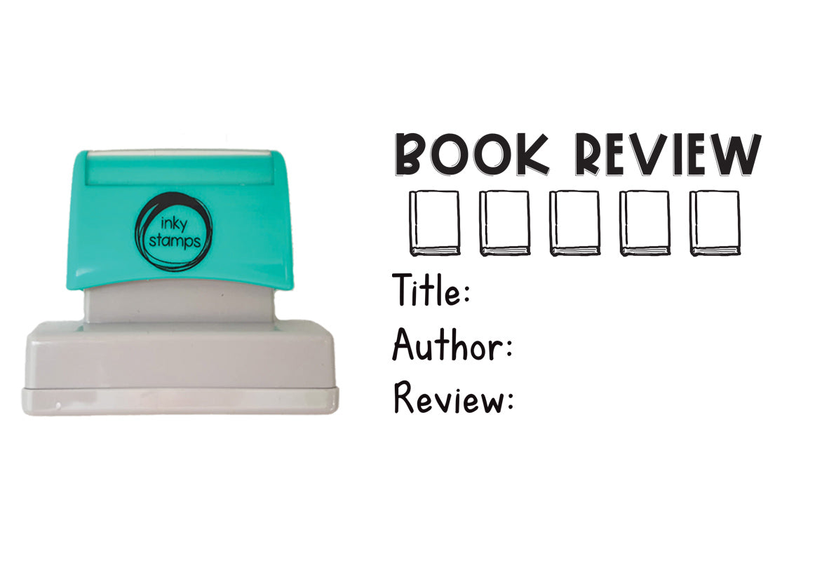 Book Review Stamp Large - Standard