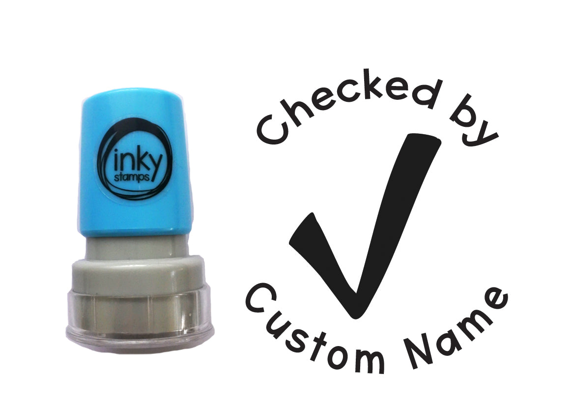 Checked by Tick Stamp - Personalised