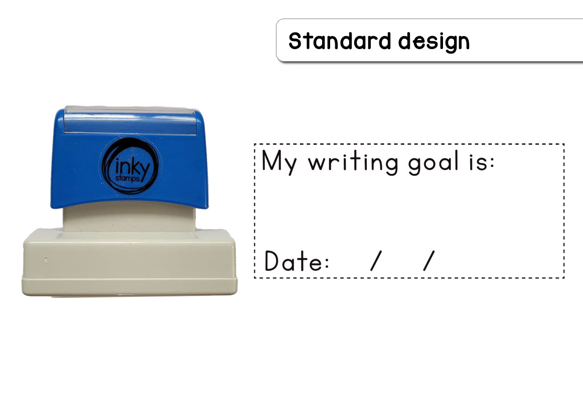 My Writing Goal Stamp Large - Standard