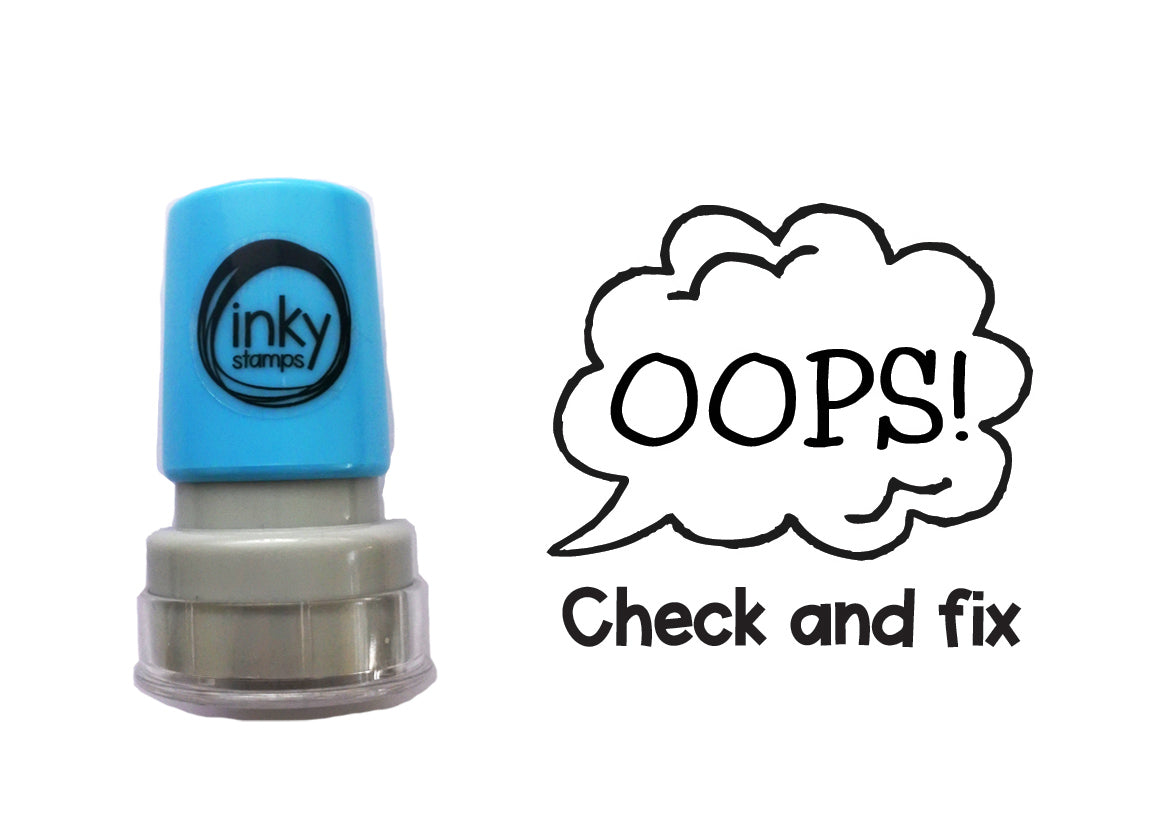 Oops Check and Fix Stamp - Standard