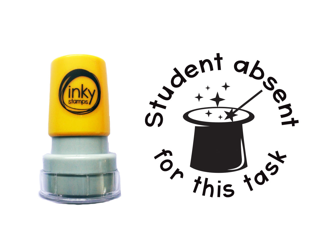 Student Absent Hat Stamp - Standard