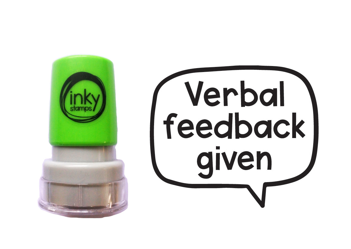 Verbal Feedback Given Stamp - Standard